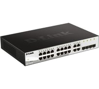 Настраиваемый l2 коммутатор d-link с 16 портами 10/100/1000base-t и 4 комбо-портами 100/1000base-t/sfp DGS-1210-20/F2A