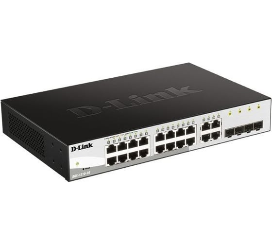Настраиваемый l2 коммутатор d-link с 16 портами 10/100/1000base-t и 4 комбо-портами 100/1000base-t/sfp DGS-1210-20/F2A 1