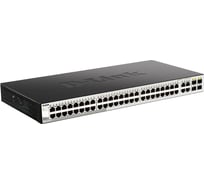 Настраиваемый l2 коммутатор d-link с 48 портами 10/100/1000base-t и 4 комбо-портами 100/1000base-t/sfp DGS-1210-52/F3A