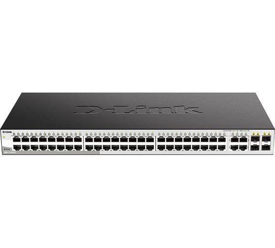 Настраиваемый l2 коммутатор d-link с 48 портами 10/100/1000base-t и 4 комбо-портами 100/1000base-t/sfp DGS-1210-52/F3A