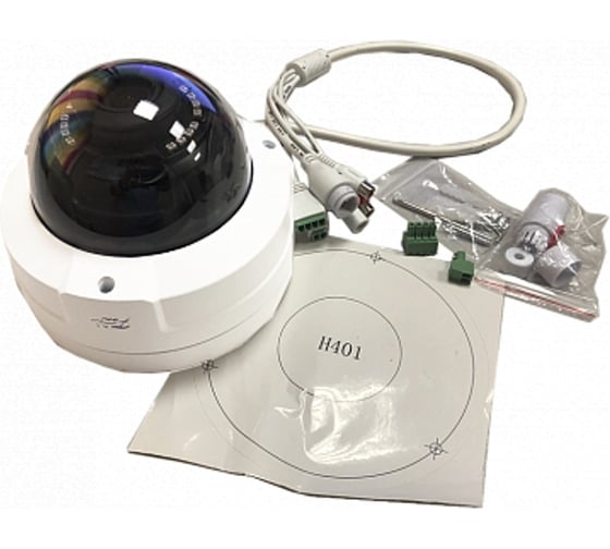 Купольная ip-камера FOX 2,1 mpx, мото объектив 2,8-12мм. FX-IPC-D20AP-IR