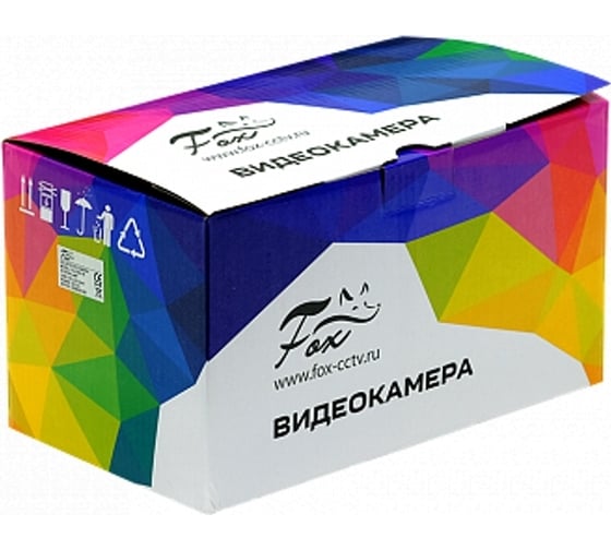 Корпусная уличная камера FOX tvi,ahd,cvi,cvbs 2.0 с ик подсветкой до 40м, ик прожектор до 40м.4-х мегапиксельная оптика 2к 2,8-12мм. FX-C40V-IR