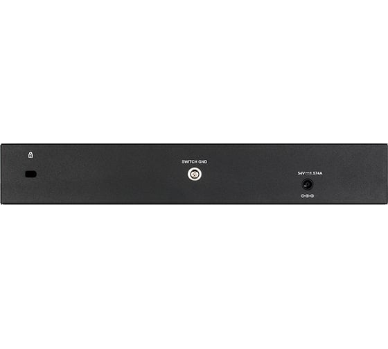 Настраиваемый коммутатор d-link web smart с 8 портами с поддержкой poe и 2 портами DGS-1210-10P/F1A