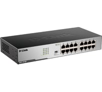 Неуправляемый коммутатор d-link с 16 портами 10/100/1000base-t DGS-1016D/I1A