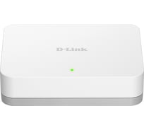 Неуправляемый коммутатор d-link с 5 портами 10/100/1000base-t, функцией энергосбережения и поддержкой qos DGS-1005A/F1A