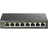 Неуправляемый коммутатор d-link с 8 портами 10/100/1000base-t, 4 порта poe 802.3af/at, poe-бюджет 80 вт DGS-1008P/F1A 2