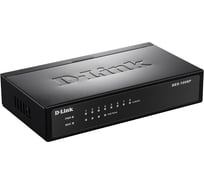Неуправляемый коммутатор d-link с 8 портами 10/100base-tx, 4 порта с поддержкой poe 802.3af 15.4 вт, poe-бюджет 52 вт DES-1008P/C1A
