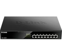 Неуправляемый коммутатор d-link Dss-100e-6p/a1a с 6 портами 10/100base-tx (4 порта poe 802.3af/at, poe-бюджет 55 Вт, дальность до 250 м) DGS-1008MP/B1A
