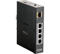 Промышленный неуправляемый коммутатор d-link с 4 портами 10/100/1000base-t, 1 портом 1000base-x sfp DIS-100G-5PSW/A1A