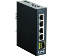 Промышленный неуправляемый коммутатор d-link с 4 портами 10/100/1000base-t, 1 портом 1000base-x sfp DIS-100G-5SW/A1A
