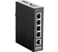 Промышленный неуправляемый коммутатор d-link с 5 портами 10/100/1000base-t DIS-100G-5W/A1A