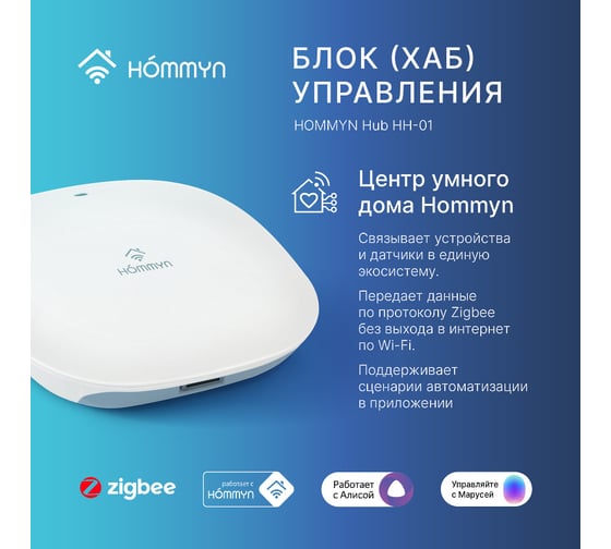 Блок управления шлюз HOMMYN Hub HH-01 НС-1402862