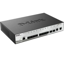 Управляемый l2 коммутатор d-link с 10 портами 1000base-x sfp и 2 портами 10/100/1000base-t DGS-1210-12TS/ME/B1A