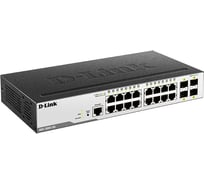 Управляемый l2 коммутатор d-link с 16 портами 10/100/1000base-t и 4 портами 1000base-x sfp DGS-3000-20L/B1A