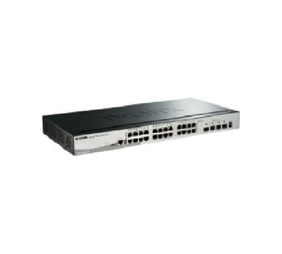 Настраиваемый l2+ стекируемый коммутатор d-link Proj с 24 портами 10/100/1000base-t и 4 портами 10gbase-x sfp+ DGS-1510-28X/A1A