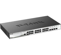 Управляемый l2 коммутатор d-link с 24 портами 10/100/1000base-t и 4 портами 10gbase-x sfp+ DGS-1210-28X/ME/B2B