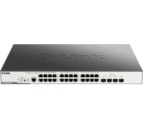 Управляемый l2 коммутатор d-link с 24 портами 10/100/1000base-t и 4 портами 10gbase-x sfp+ DGS-3000-28XMP/B1A