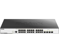 Управляемый l2 коммутатор d-link с 24 портами 10/100/1000base-t и 4 портами 10gbase-x sfp+ DGS-3000-28X/B1A