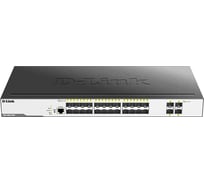 Управляемый l2 коммутатор с 24 портами 1000base-x sfp и 4 портами 10gbase-x sfp+ d-link DGS-3000-28XS/B1A