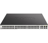 Управляемый l2 коммутатор d-link Proj с 48 портами 10/100/1000base-t и 4 портами 1000base-x sfp DGS-1210-52MP/ME/B2A