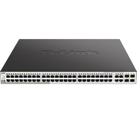 Управляемый l2 коммутатор d-link Proj с 48 портами 10/100/1000base-t и 4 портами 1000base-x sfp DGS-1210-52MP/ME/B2A 1