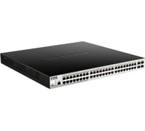 Управляемый коммутатор 2 уровня d-link Proj с 48 портами и 4 портами, порты 1-8 с поддержкой poe 802.3af/802.3at, 30 вт DGS-1210-52P/ME/B1A