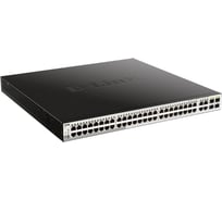 Управляемый l2 коммутатор d-link с 48 портами 10/100/1000base-t и 4 комбо-портами 100/1000base-t/sfp 48 портов poe 802.3af/at DGS-1210-52MP/FL1A