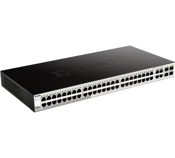 Управляемый l2 коммутатор с 48 портами и 4 комбо-портами 100/1000base-t/sfp d-link DGS-1210-52/FL1A
