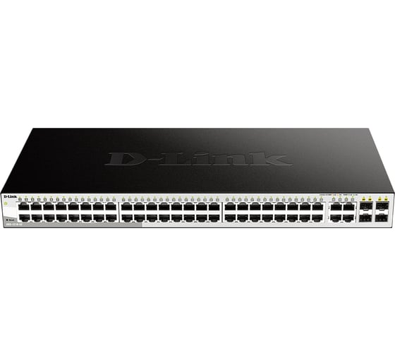 Управляемый l2 коммутатор с 48 портами и 4 комбо-портами 100/1000base-t/sfp d-link DGS-1210-52/FL1A