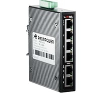 Промышленный коммутатор  Prompower pps-1g0612, 6 портов, 4-10/100/1000m rj45 + 2-10/100/1000m uplink, dc12-48vPPS1G0612