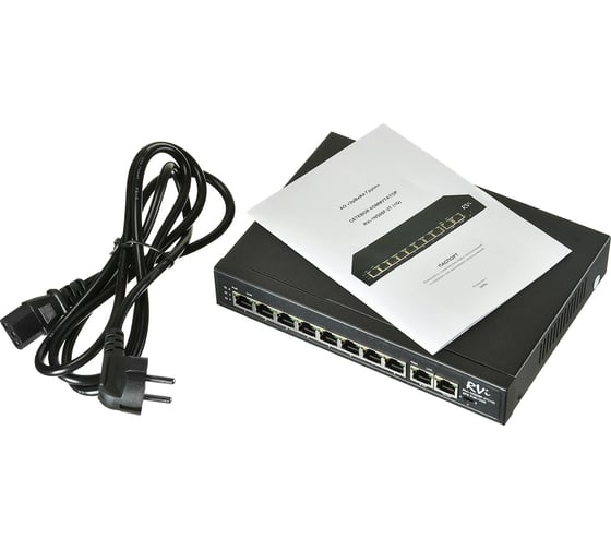 8-канальный коммутатор RVI 1NS08F-2T (1G) 2.31.0004
