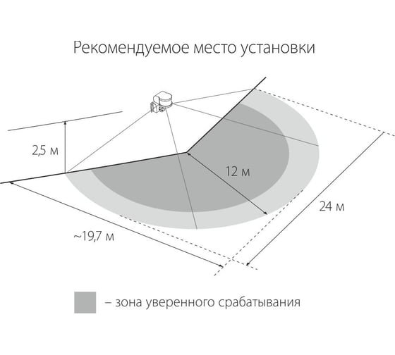 Датчик движения 1200W IP44 220 Elektrostandard SNS-M-05 a026132