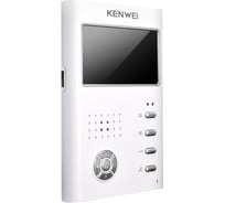 Цветной монитор видеодомофона без трубки (белый) Kenwei hands-free KW-E430C СП16283