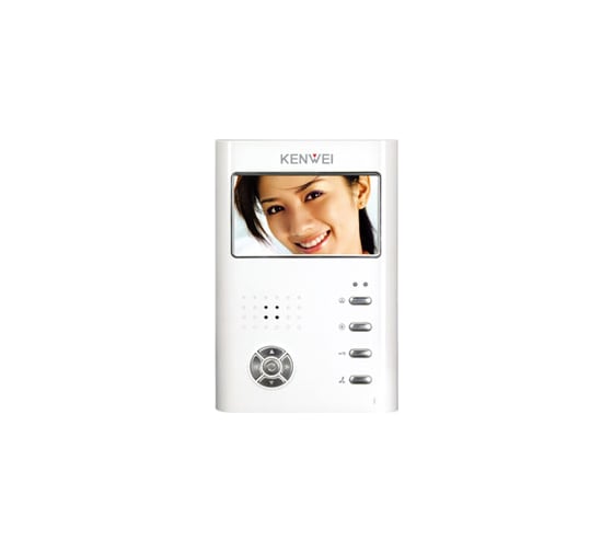 Цветной монитор видеодомофона без трубки (белый) Kenwei hands-free KW-E430C СП16283