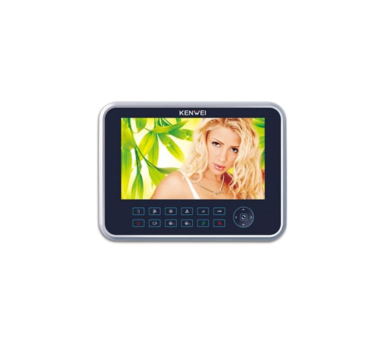 Kenwei Цветной монитор видеодомофона без трубки hands-free KW-129C-W200 СП16282
