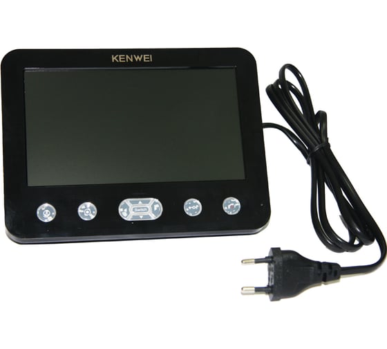Цветной монитор видеодомофона без трубки (черный) Kenwei hands-free KW-E706C-W200 СЕ001987