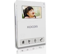 Цветной видеодомофон без трубки hands-free KOCOM KCV-434SD белый CC000000527