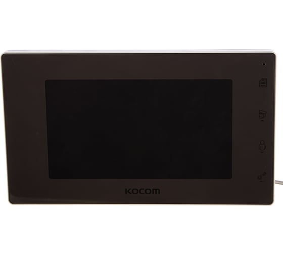 Цветной монитор видеодомофона без трубки hands-free KOCOM KCV-544 белый зеркальный CC000002014 1