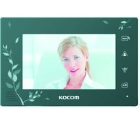 Цветной монитор видеодомофона без трубки hands-free KOCOM KCV-A374SD LE чёрный СП15730