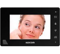 Цветной монитор видеодомофона без трубки hands-free KOCOM KCV-A374SD черный 00-00012484