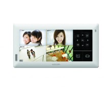 Цветной монитор видеодомофона без трубки hands-free KOCOM KVR-A510 белый встроенный DVR СП16664