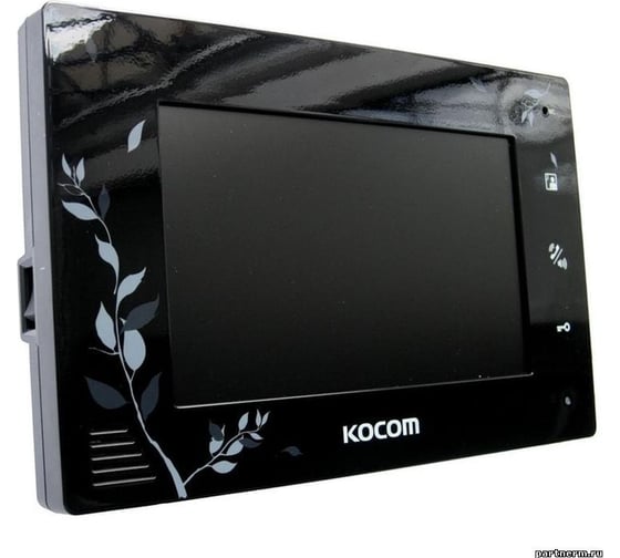 Монитор видеодомофона KOCOM TFT LCD 7 KCV-A374SD LE чёрный Digital СП17203