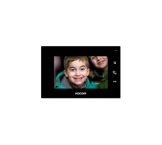 Монитор цветного видеодомофона KOCOM TFT LCD 7 KCV-A374 чёрный Digital СП16887