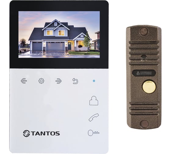 Комплект видеодомофона Tantos Elen Kit (медь)