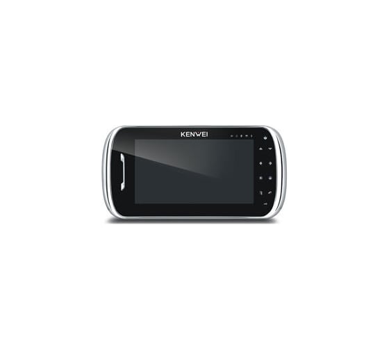 Цветной монитор видеодомофона без трубки (черный) Kenwei hands-free KW-S704C-W200 СП16654