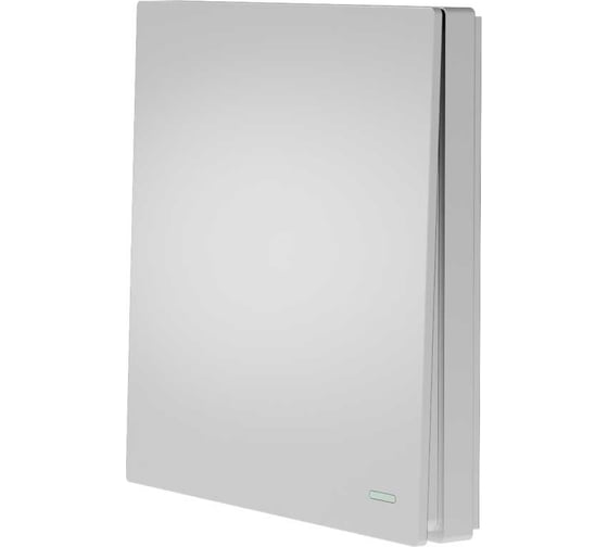 Беспроводной выключатель GRITT Evolution 1-клавишный серебристый, IP67, без реле 14013 1