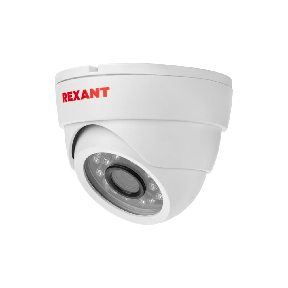 Купольная камера REXANT ahd 2.0мп full hd 1920x1080 (1080p), объектив 2 ...
