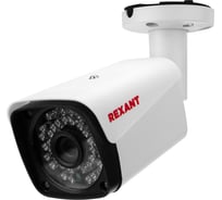 Цилиндрическая уличная камера REXANT ahd 5.0мп 2592x1944, объектив 3.6мм, ик до 30м 45-0140