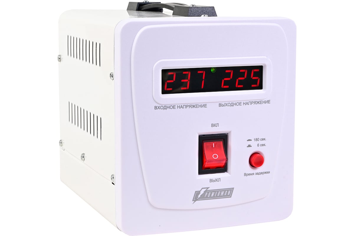 Стабилизатор напряжения Powerman AVS 1500 E 6187941 - выгодная цена ...