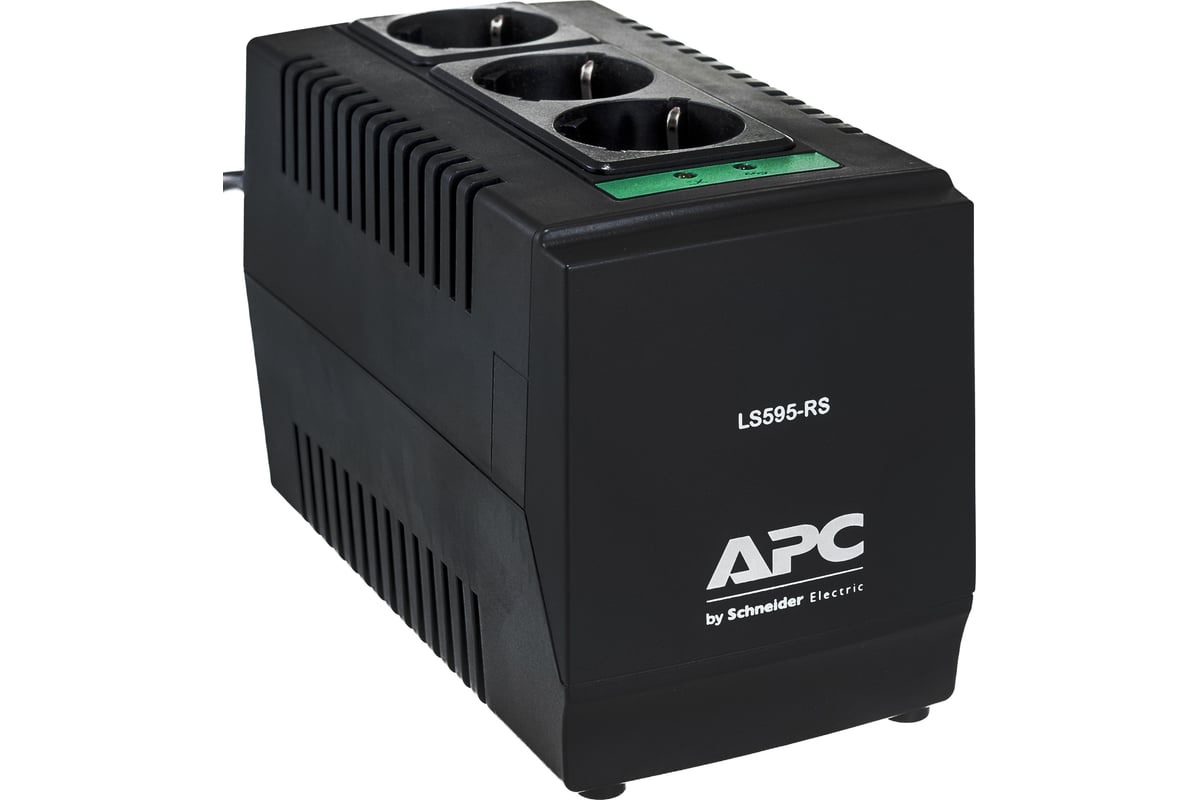 Автоматический регулятор напряжения APC Line-R 600VA, Automatic Voltage  Regulator, 3 Schuko LS595-RS